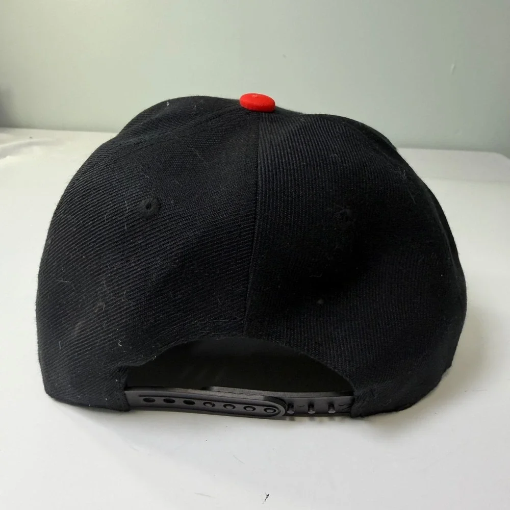 DC Comics Batman Snapback Hat Black Tie Dye Flat Brim Adjustable Cap Retro‎ Logo